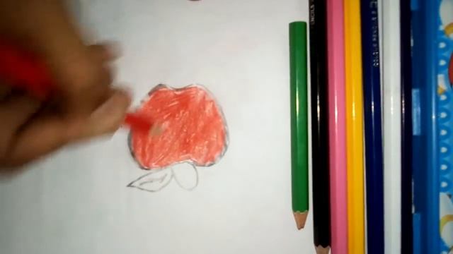 Drawing. How to draw an Apple. Please Subscribe my channel. смотреть онлайн