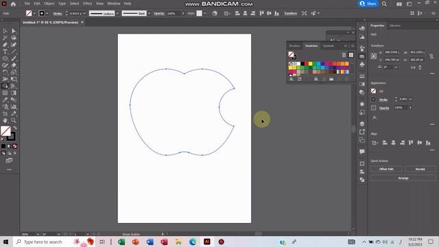 How to Create the Apple Logo in Illustrator | Logo Design Tutorial - 1 | #apple #adobeai смотреть онлайн