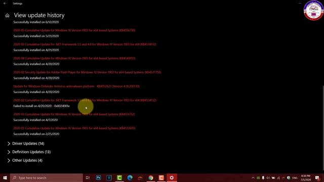 Two Methods How to Uninstall Window 10 Update May 2020 Update. смотреть онлайн