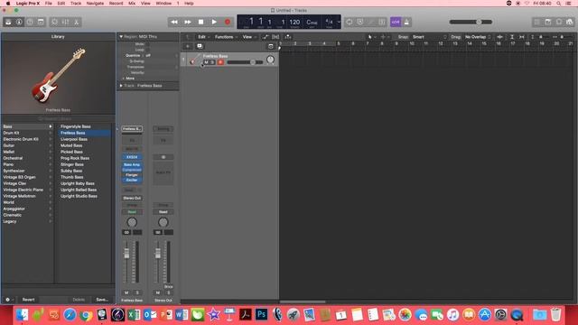How to create a software instrument track in Logic Pro X смотреть онлайн