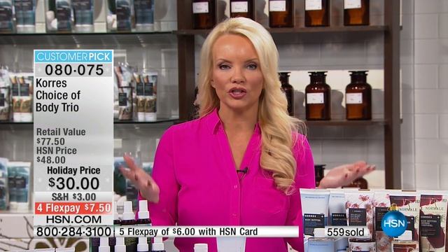 Korres White Blossom Body Trio смотреть онлайн