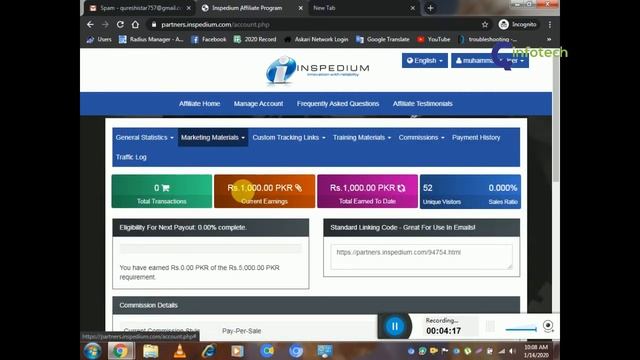 Earn Money when Others Earn Money! || inspedium affiliate earn money || смотреть онлайн