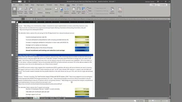 Screen Recording of how to use the Microsoft Security Deep Discussion Tool (EXCEL) смотреть онлайн
