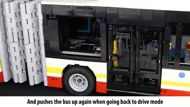 LEGO Technic MAN lion's city Articulated bus смотреть онлайн