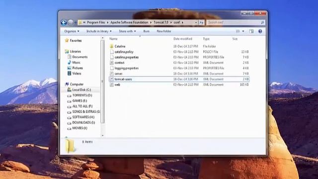 Apache tomcat server installation and changing port no,username&password смотреть онлайн