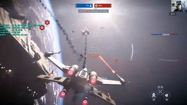 SW Battlefront II Beta - Gtx 1070 - 1080p (Ultra Detail) смотреть онлайн