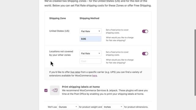 WooCommerce Setup Wizard