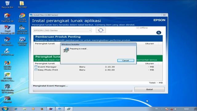 cara INSTAL PRINTER EPSON L360 смотреть онлайн