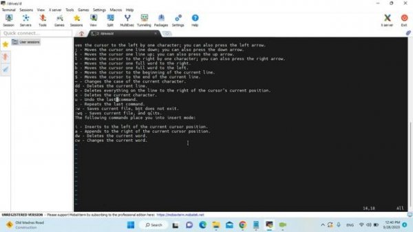 How to use Linux Commands | MObaXterm | vi command | Text editing in linux