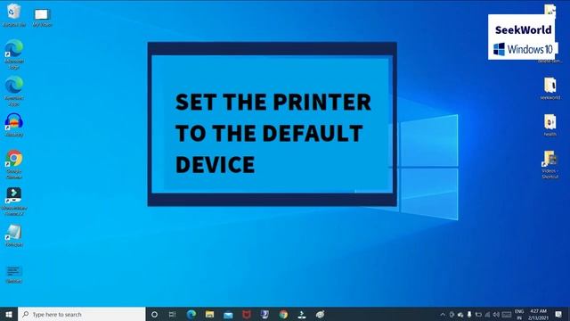 FIX : Default printer keeps changing issue in Windows 10 смотреть онлайн