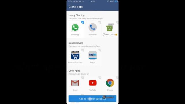 How to use dual whatsapp , Facebook with parallel space смотреть онлайн