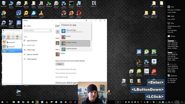how to change default web browser to Chrome Windows 10 settings tutorial смотреть онлайн