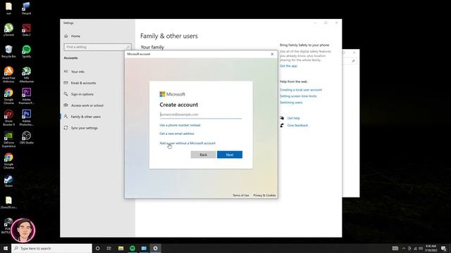 How to Create a New user in Windows 10 without Microsoft Account смотреть онлайн