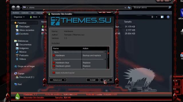 Como instalar rainmeter en windows 7 смотреть онлайн
