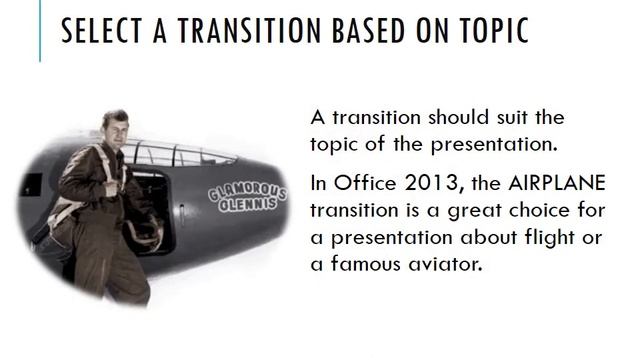 Office PowerPoint 2013 Transitions смотреть онлайн