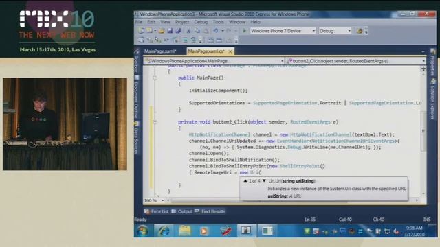 MIX10 Windows Phone Application Platform Architecture смотреть онлайн