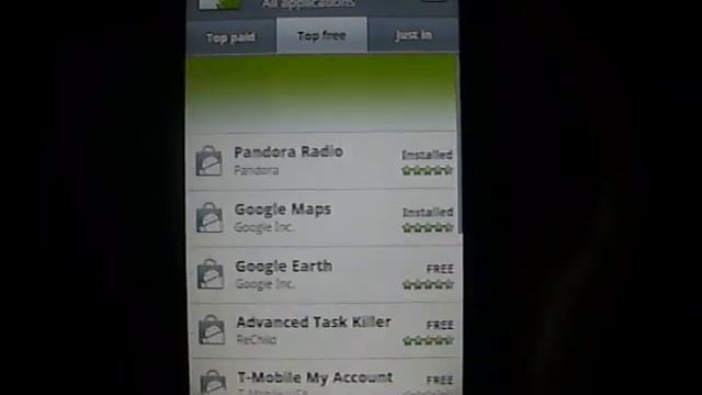 Android 2.2 Running on Tmobile HD2 смотреть онлайн