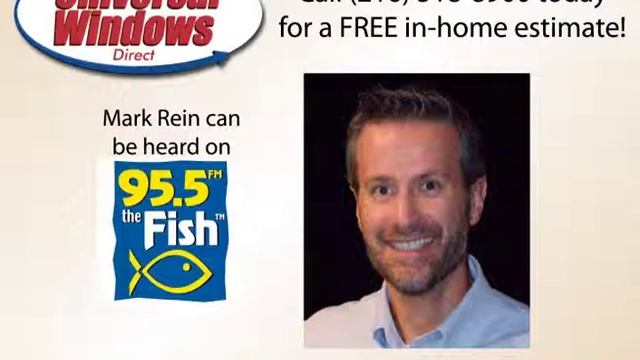Mark Rein, 95.5 FM The Fish Testimonial - Universal Windows Direct смотреть онлайн