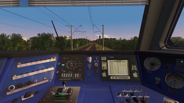 Торможение ЭДТ на ЭД4мку 0153 (TRAINZ 19) смотреть онлайн