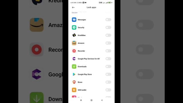 HOW TO LOCK APPLICATION IN RECENT SCREEN ANDROID 11 || MIUI 12.5. #miui #android 11 #lock смотреть онлайн