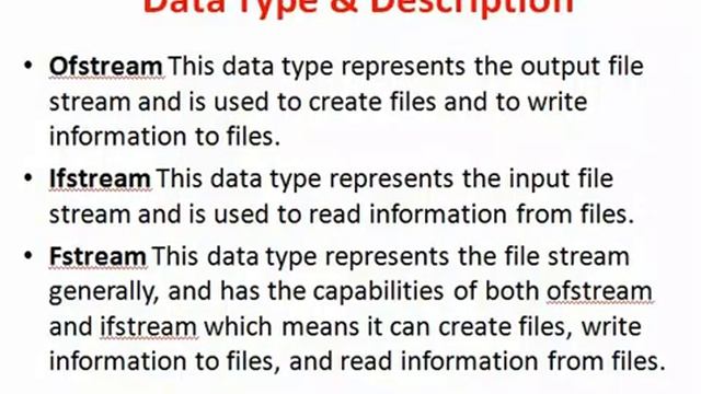 File Handling In C++