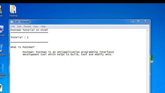 1.Postman Tutorial in Hindi - Introduction | What is Postaman? | Install Postman in Windows смотреть онлайн