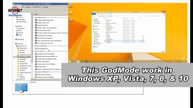 Windows God Mode - Windows 10 Secret Settings - Take control of your Windows [XP][Vista][7][8][10] смотреть онлайн