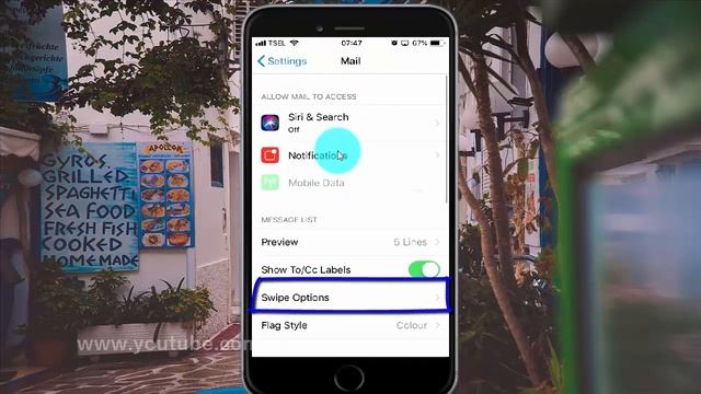 How To Set Swipe Left Mail App To Mark As Read On IPhone 6