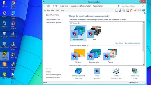 How to Change or Use Windows 8.1 Desktop Customization in Urdu/ Hindi смотреть онлайн