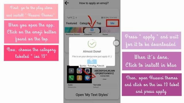 How to have iphone emojis on your Huawei mobile!📱🤩 смотреть онлайн