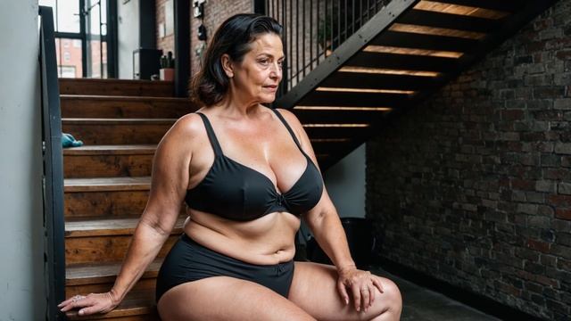 Senior Style Icon Rocks Plus-Size Swimsuit in NYC Haven - Natural Old Woman смотреть онлайн