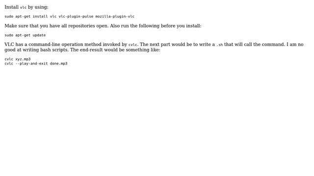 Play MP3 or WAV file via the Linux command line (10 Solutions!!) смотреть онлайн