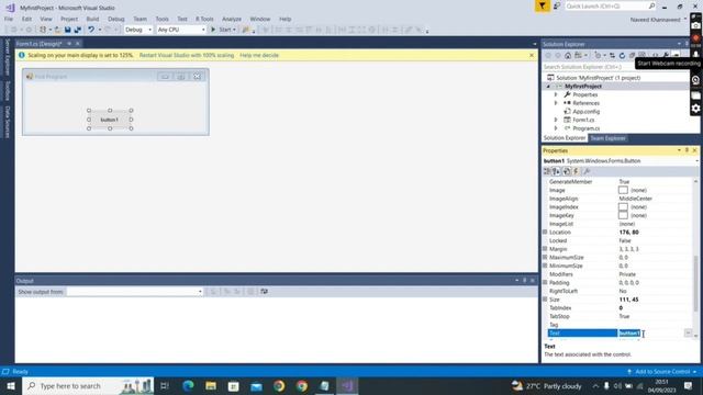C-Sharp Desktop application Hello world смотреть онлайн