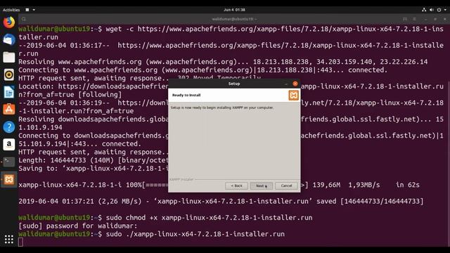 How to Install - XAMPP/LAMPP di Linux Ubuntu 19.04 смотреть онлайн