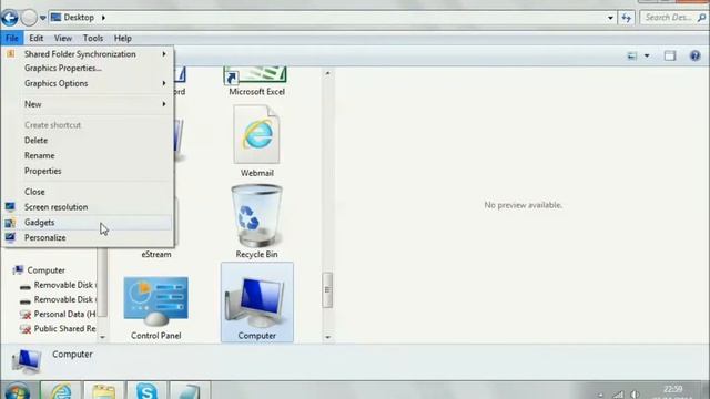How To Get Desktop Gadgets ! смотреть онлайн