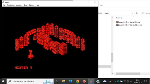 El Mundo De Mister Emulator (ZX Spectrum Sinclair) Swan Version 0.9.2 beta Emulator -Test Windows 1 смотреть онлайн