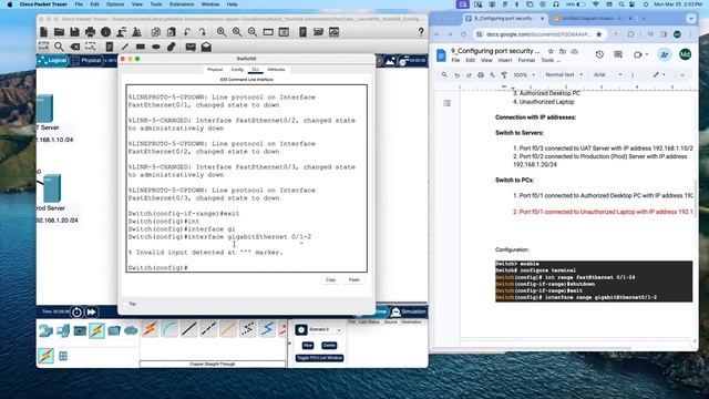 Lab 9 -Mastering Network Security: Configuring Port Security on Cisco Switches смотреть онлайн