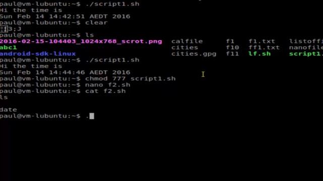 How to execute a shell script in Linux Mint смотреть онлайн