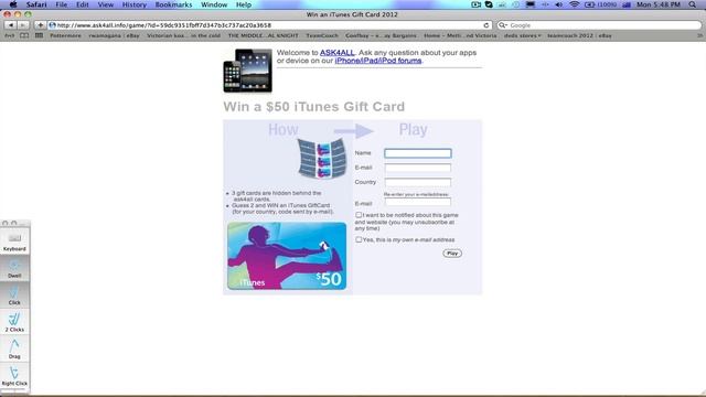 Win a $50 itunes card 2012 смотреть онлайн