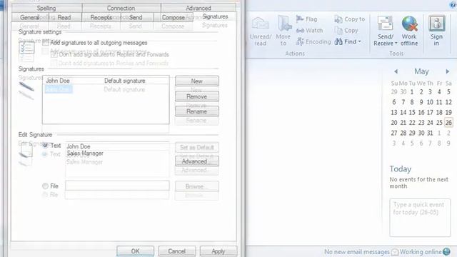 How to Setup Your email Signature in Windows Live Mail (Flipper Host) смотреть онлайн