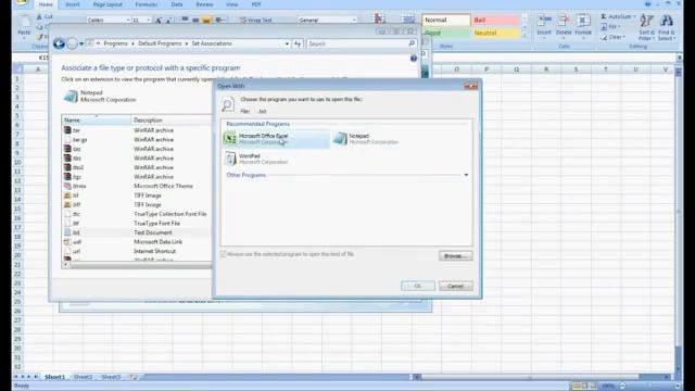 How to Create a File Association in Microsoft Excel смотреть онлайн