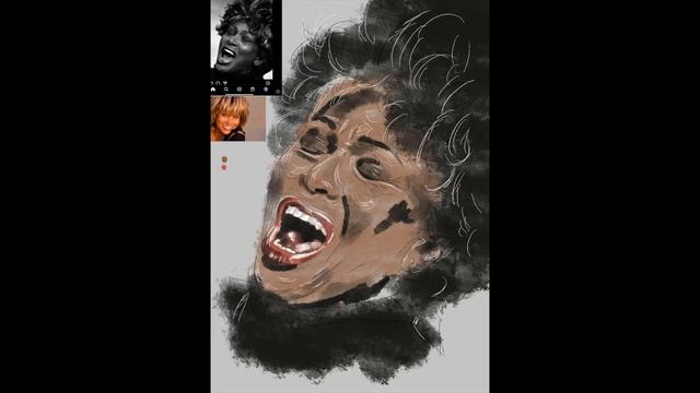 Tina Turner | Peter Lindbergh | Portrait | iPad Pro | Procreate | Apple Pencil смотреть онлайн
