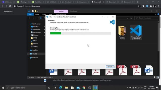 How to Download and Install Visual Studio Code ( VS Code ) on Windows 10 смотреть онлайн