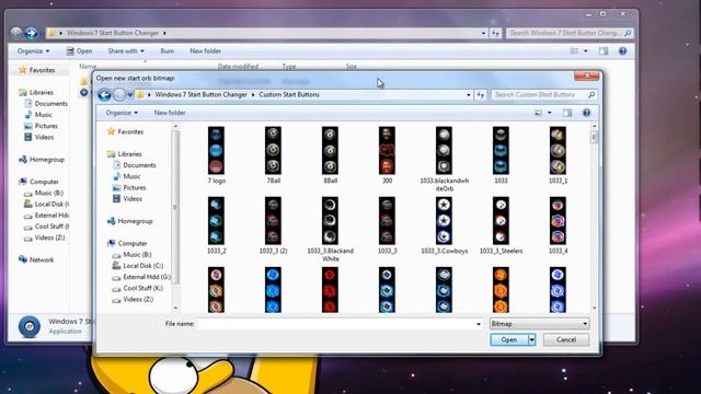 Change Windows 7 Start Button смотреть онлайн