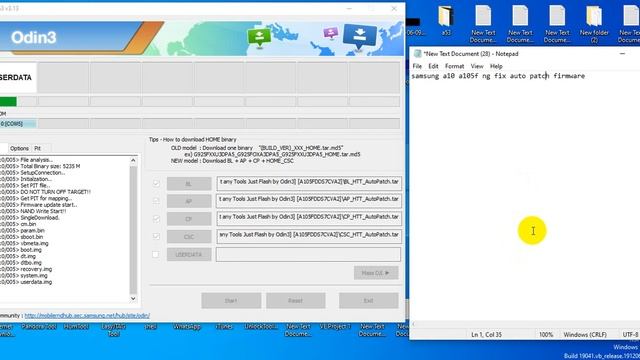 Samsung A10 A105F U7 Ng Fix Auto Patch Firmware