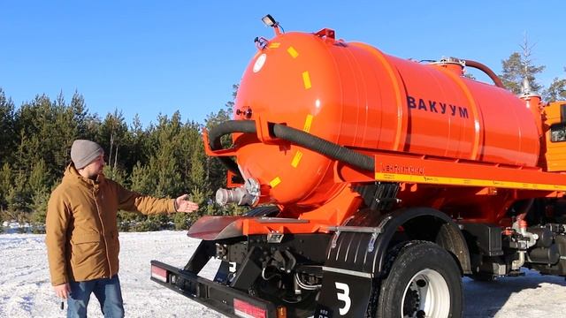 Вакуумный ассенизатор МВ-8 КАМАЗ-43253 от НПО _ВЕКТОР_