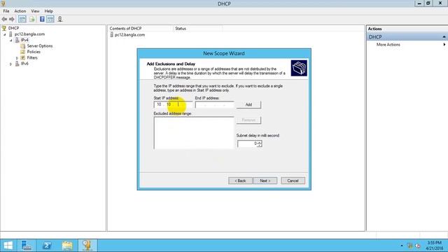 How to configure DHCP server in windows server 2012 смотреть онлайн