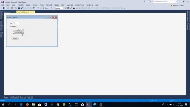 C# Ders 12 (if-else-radiobutton) смотреть онлайн