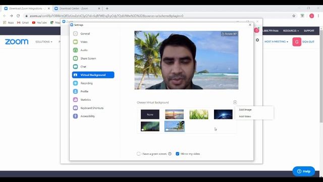 How to Hide background in zoom video conference ! Zoom Virtual background смотреть онлайн