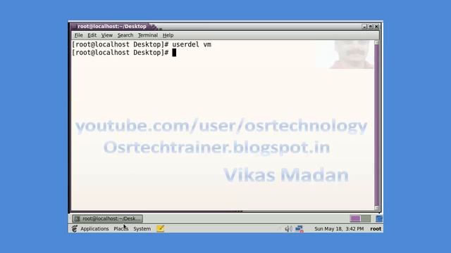 how to delete user in redhat linux in command prompt смотреть онлайн